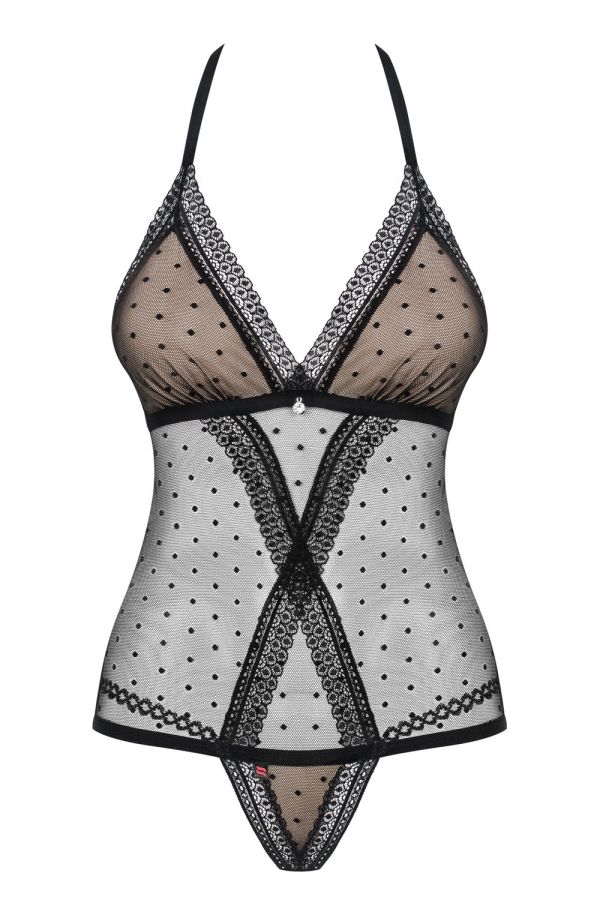 Body czarne Obsessive 876-TED-1