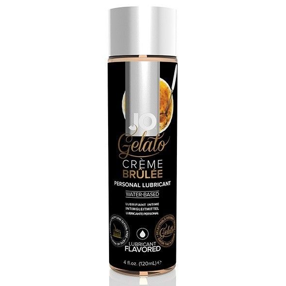 Lubrykant jadalny o smaku lodów creme brulee System JO Gelato Creme Brulee Lubricant Water-Based 120ml