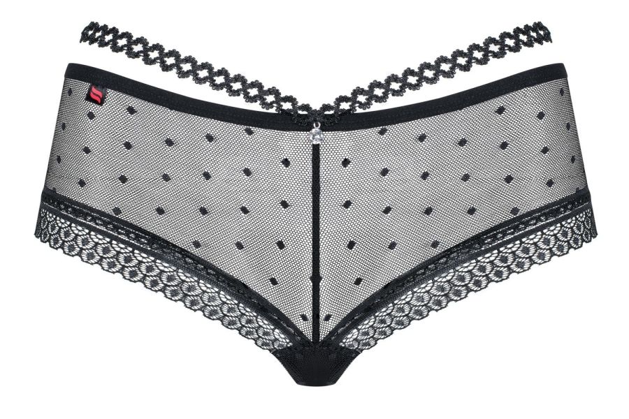 Szorty czarne Obsessive 876-SHO-1 