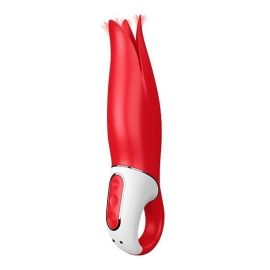 Satisfyer Vibes Power Flower Red wibrator do stymulacji łechtaczki czerwony