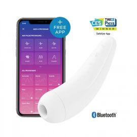 Bezdotykowy stymulator łechtaczki z aplikacją Satisfyer Curvy 2+ 