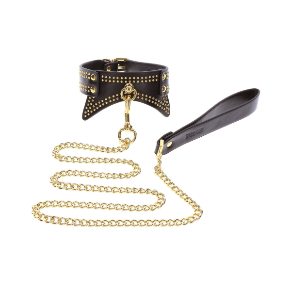Taboom obróżka ze smyczą Vogue Studded Collar and Leash