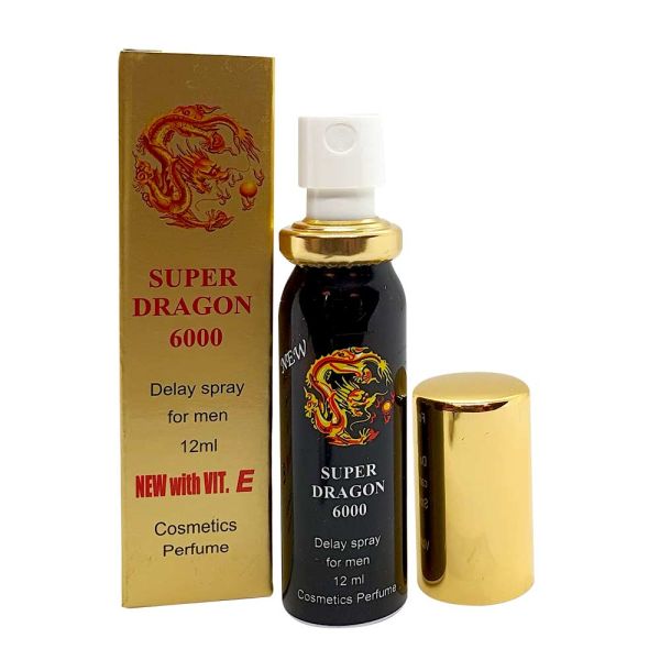 Spray późniający wytrysk z lidokainą Super Dragon 6000 Spray 12 ml