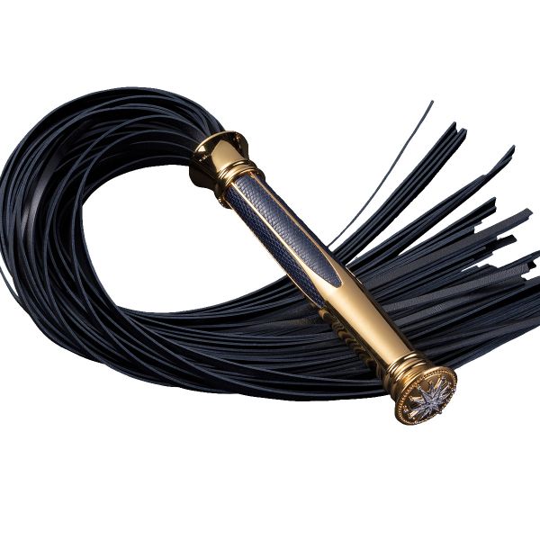 Unikalny luksusowy pejcz Upko Black Label Collection Flogger