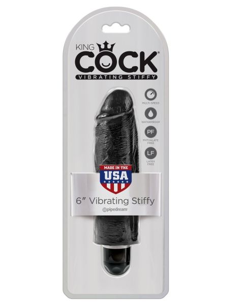Realistyczny wibrator 15cm King Cock 6 Inch Vibrating Stiffy