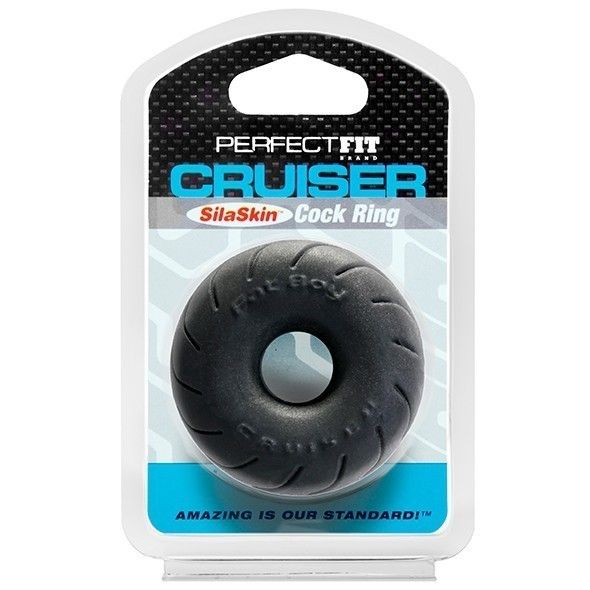 Elastyczny pierścień erekcyjny Perfect Fit FatBoy SilaSkin Cruiser Ring