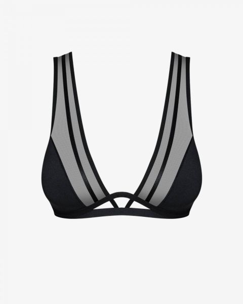 Elegancki czarny biustonosz Promees Nina 