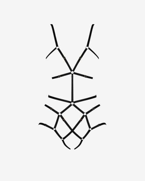 Seksowne paski na całe ciało Promees Georgia Body Harness