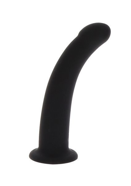 Silikonowe dildo Taboom Strap-On Dong Black Medium 