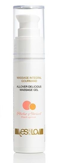 YESforLOV Allover Delicious Massage Gel (Peach Apricot) - Smakowy żel do masażu (brzoskwiniowo-morelowy) 50ml