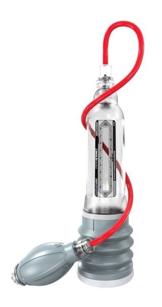 Zestaw z pompką wodna do powiększania penisa Bathmate HydroXtreme7 Crystal Clear