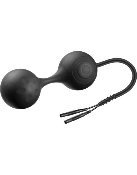 Kulki gejszy do elektrostrymulacji Electrastim Silicone Noir Lula Jiggle Kegel Balls