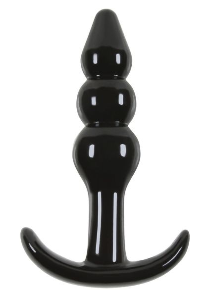 Zatyczka analna Jelly Rancher Ripple T-Plug Black