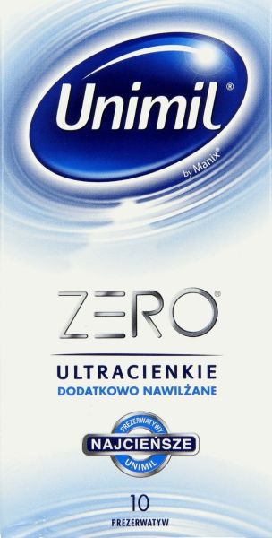 Unimil Zero prezerwatywy lateksowe 10 sztuk
