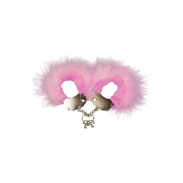 Adrien Lastic - Różowe Kajdanki z Futrem