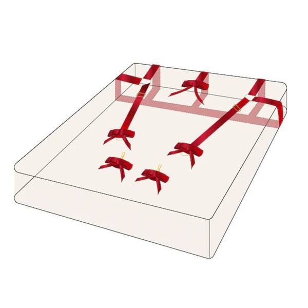 Upko pasy do łózka Bowknot Bed Restraint Straps