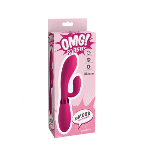 Pipedream OMG! #Mood Silicone Vibrator Pink 