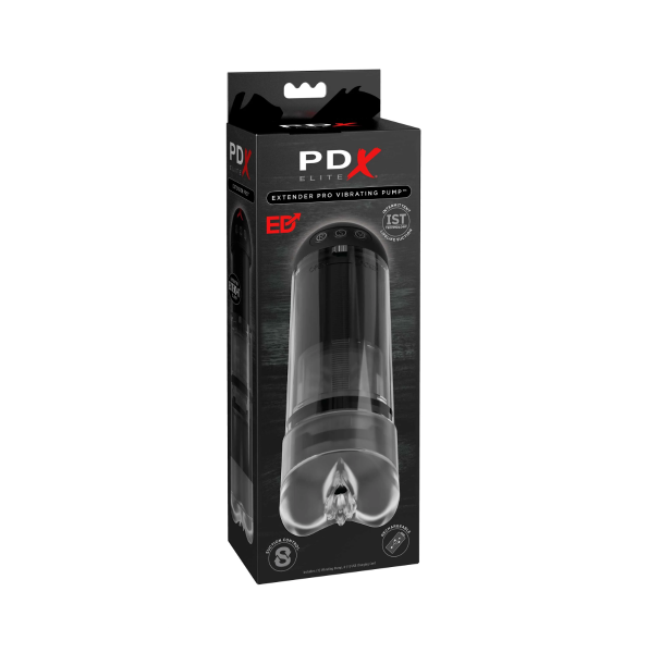 Masturbator Pipedream PDX Elite Extender Pro Vibrating Pump Clear