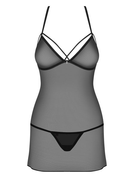 Koszulka czarna Obsessive 875-CHE-1 