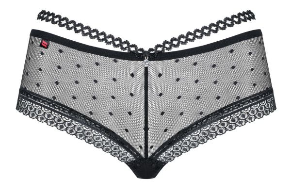 Szorty czarne Obsessive 876-SHO-1 