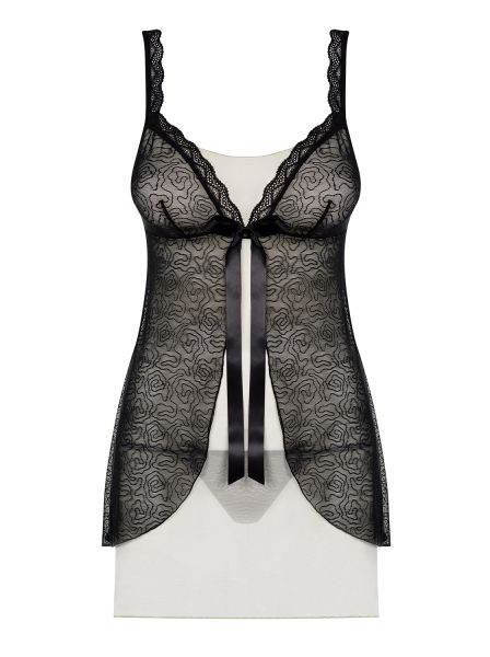 Obsessive 811-BAB-4 babydoll beżowy