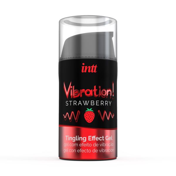 Żel VIBRATION STRAWBERRY 15 ml 