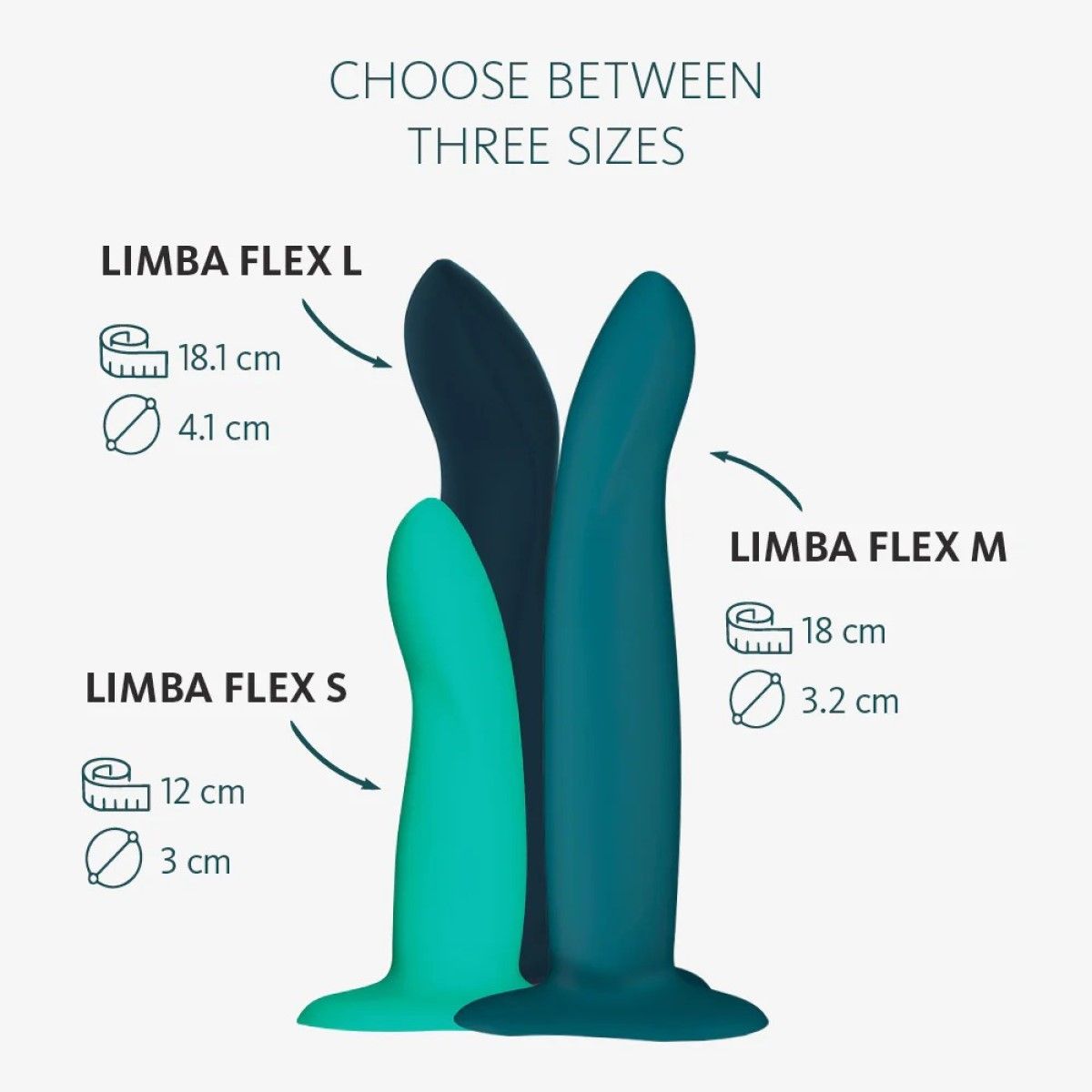 Eleganckie dildo zmieniające kształt Fun Factory Limba Flex L Velvet Blue
