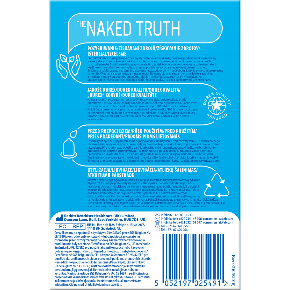 Prezerwatywy lateksowe Durex Classic 18 szt