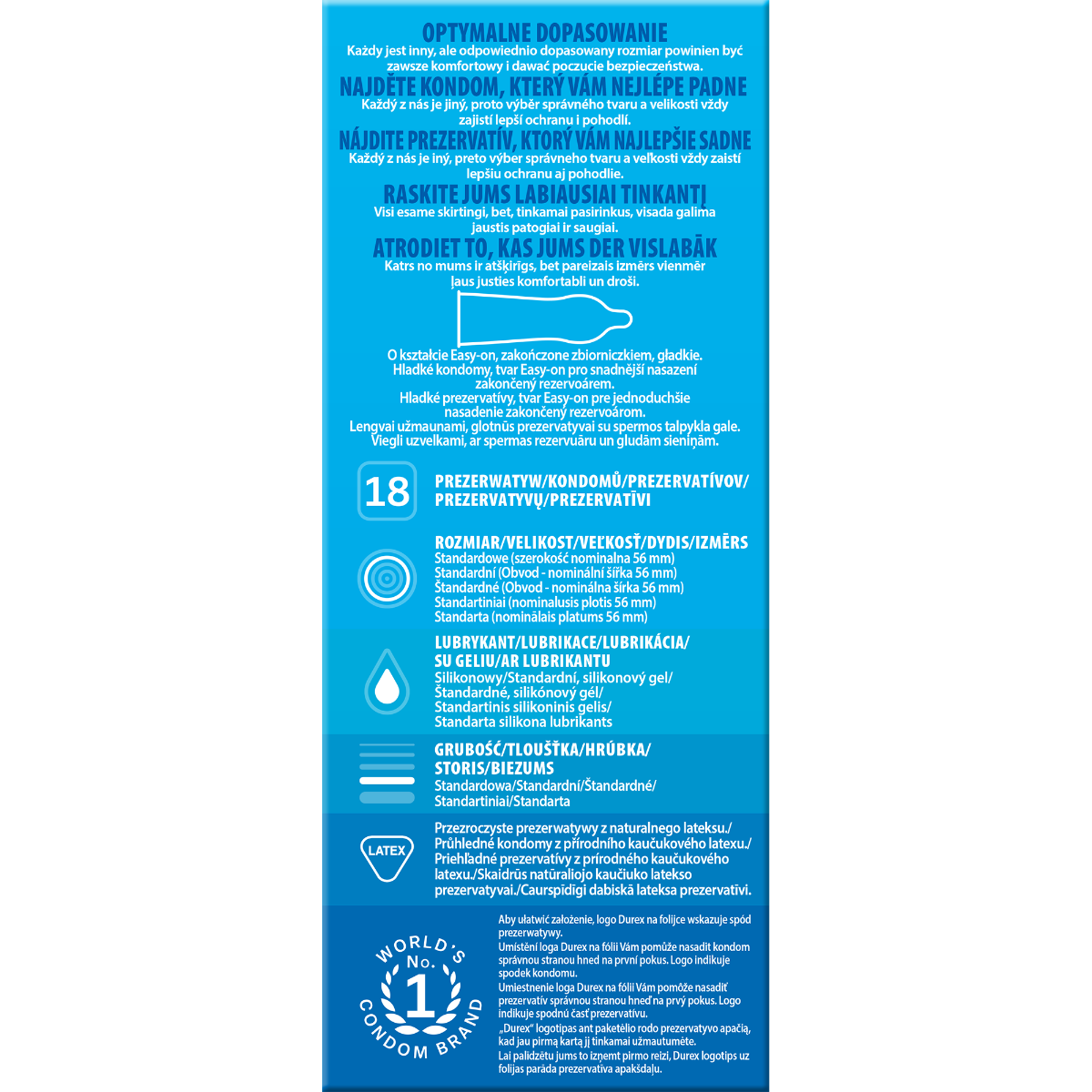 Prezerwatywy lateksowe Durex Classic 18 szt