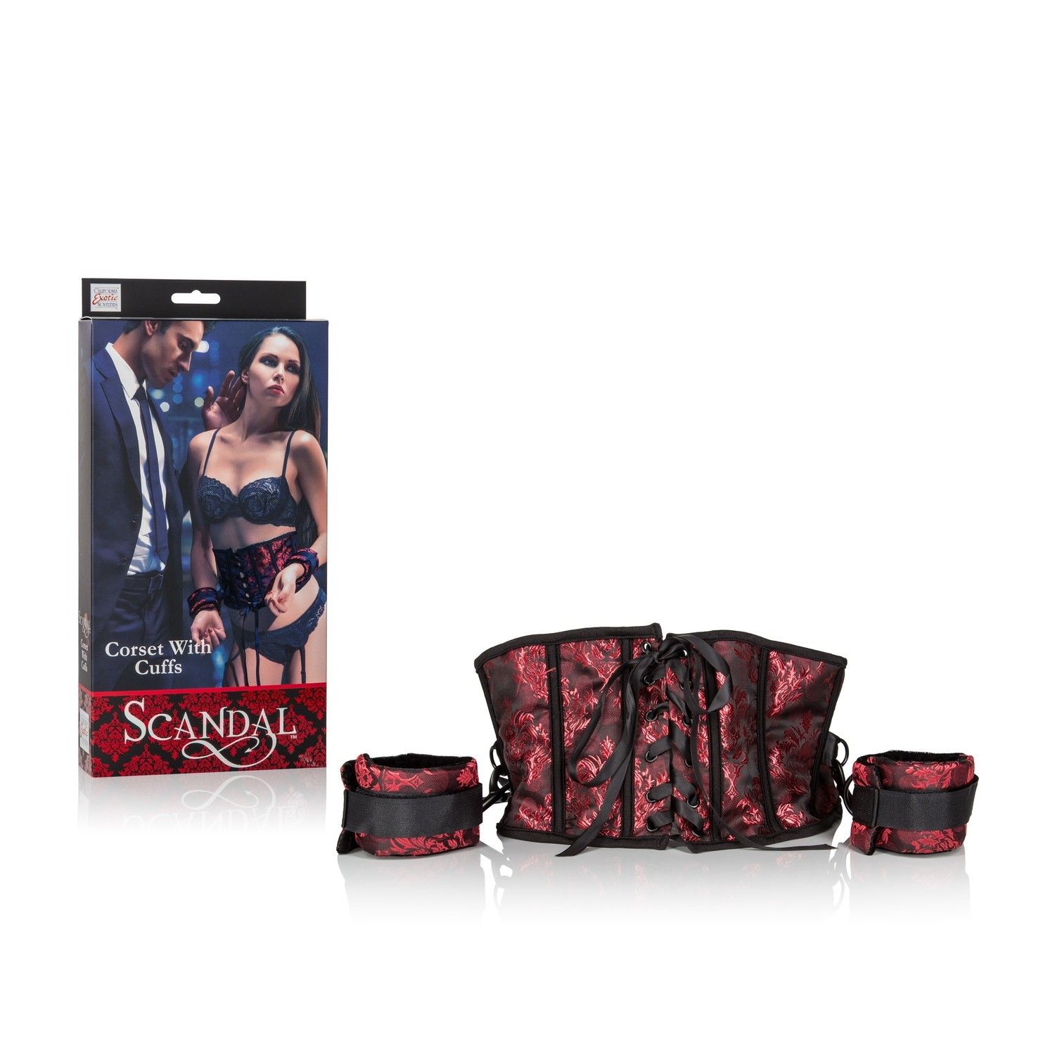 Gorset z kajdankami Scandal Corset with Cuffs