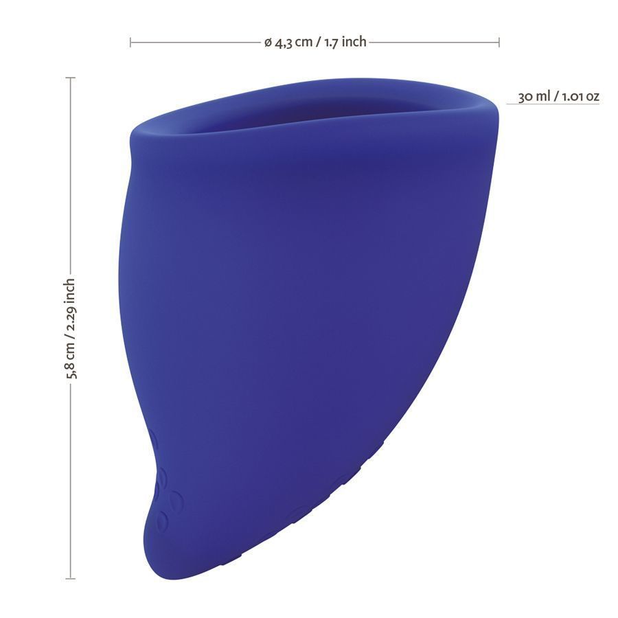 Kubeczki menstruacyjne Fun Factory Fun Cup B 2 sztuki w dużym rozmiarze