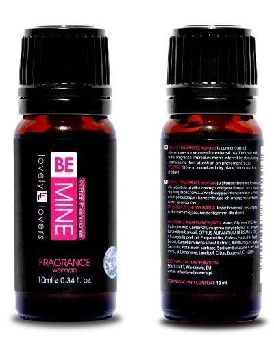 Perfumy z feromonami damskimi Lovely Lovers BeMINE Fragnance for Woman 10 ml