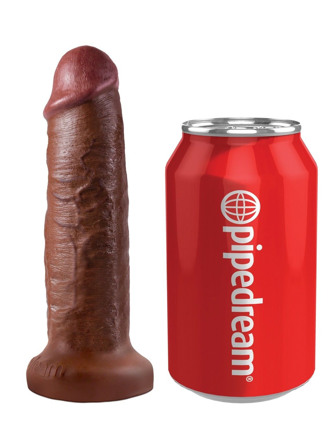 Wibrująca sex-piłka z nakładką 18cm King Cock Vibrating Mini Sex Ball with 7' Dildo