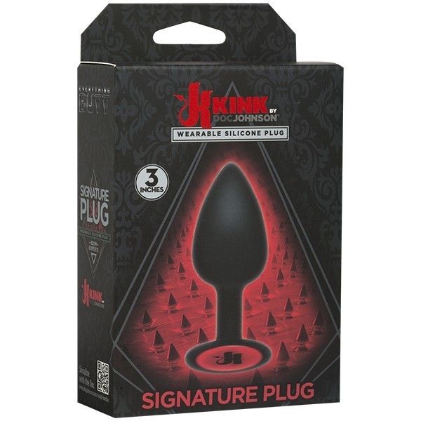 Kink Signature Plug 3' silikonowa zatyczka analna 7cm