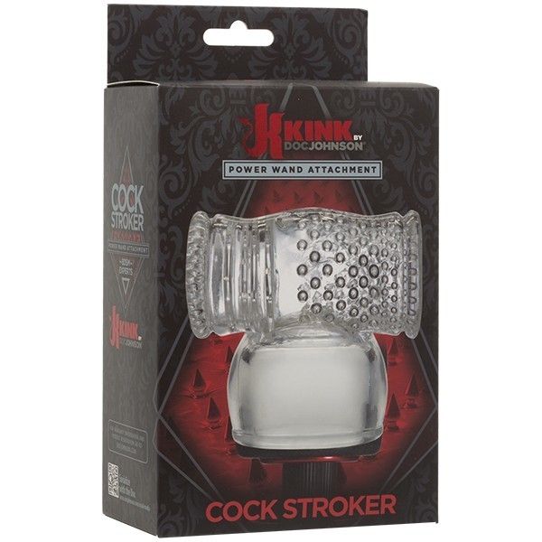 Nakładka na masażer w formie masturbatora Kink Cock Stroker Wand Attachment