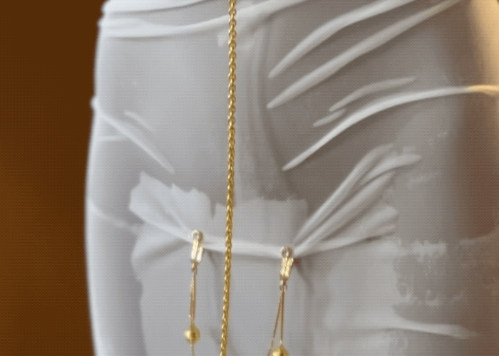 Double Bar Nipple Clamps and Clitoral Chain Set