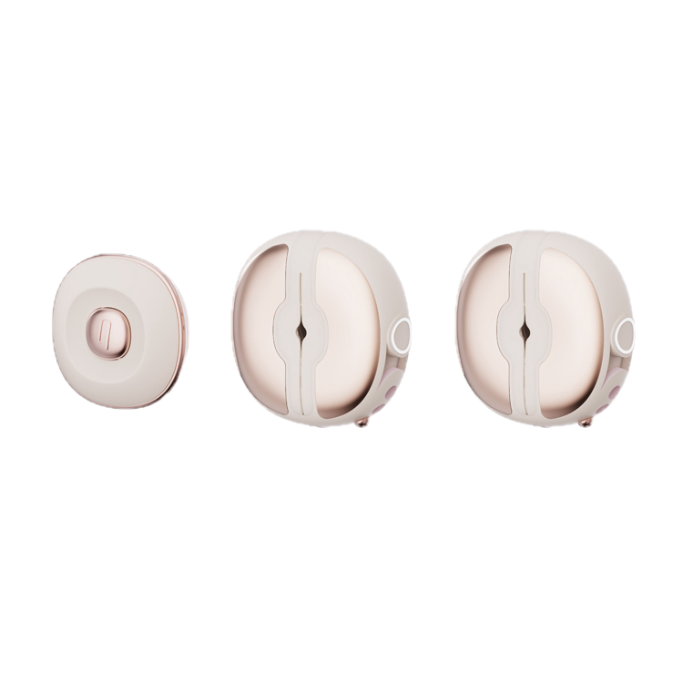 Wibrujące zaciski na sutki z bezprzewodowym sterowaniem, różowe