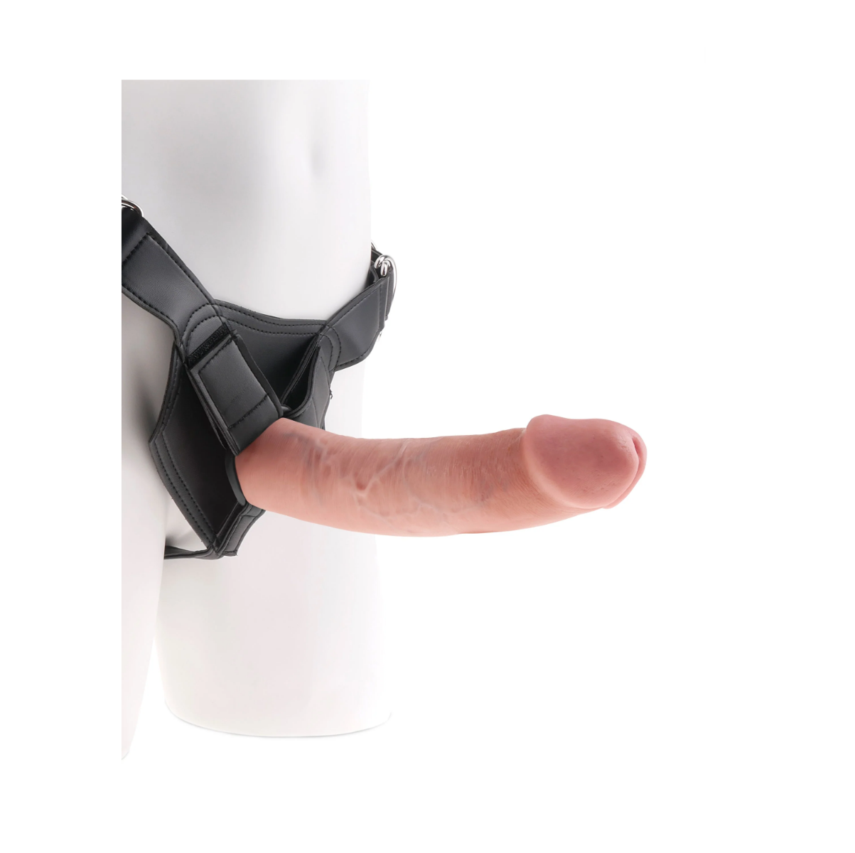 Dildo na uprzęży King Cock Strap on Horness Pipedream 9 Light