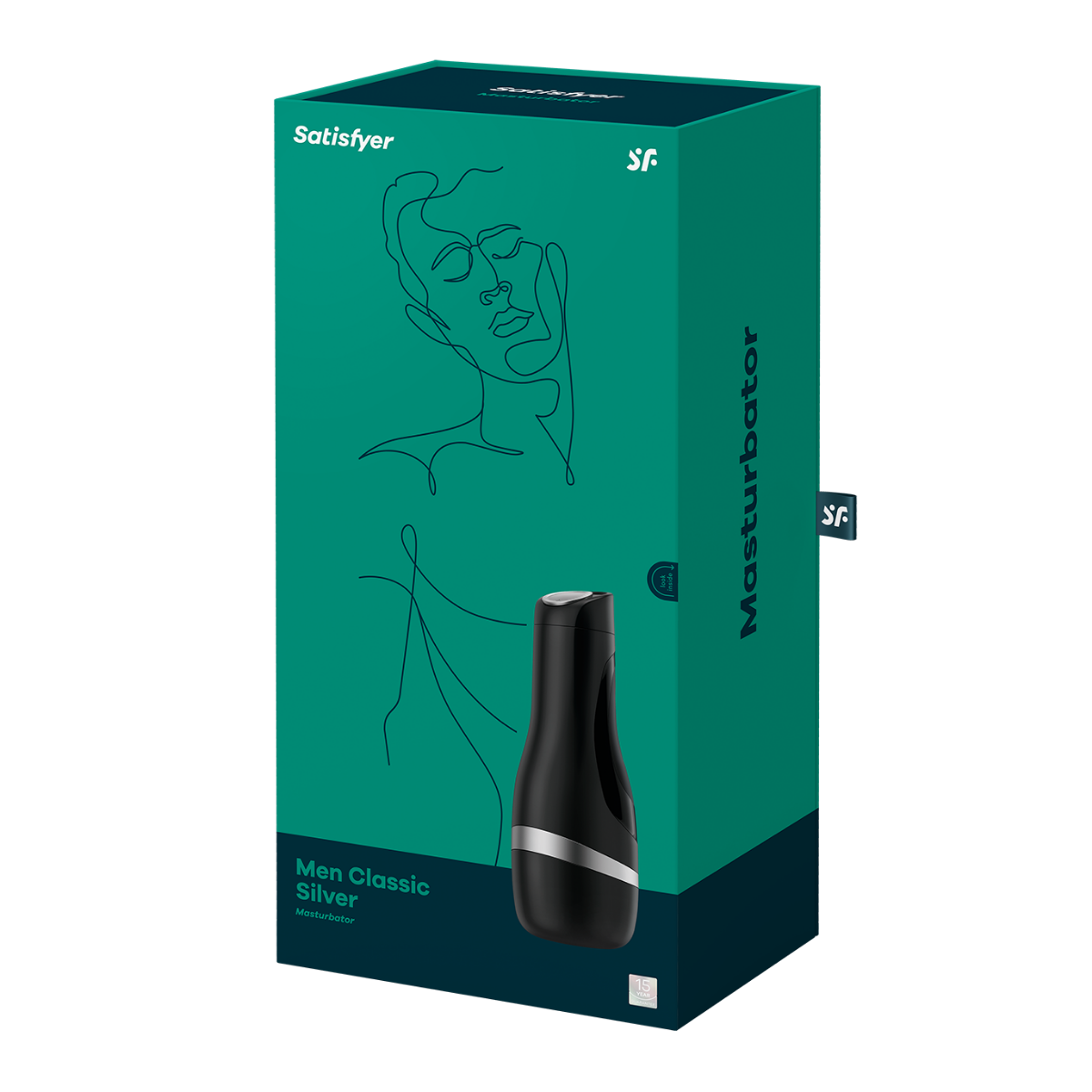 Tuba masturbacyjna Satisfyer Men Classic silver