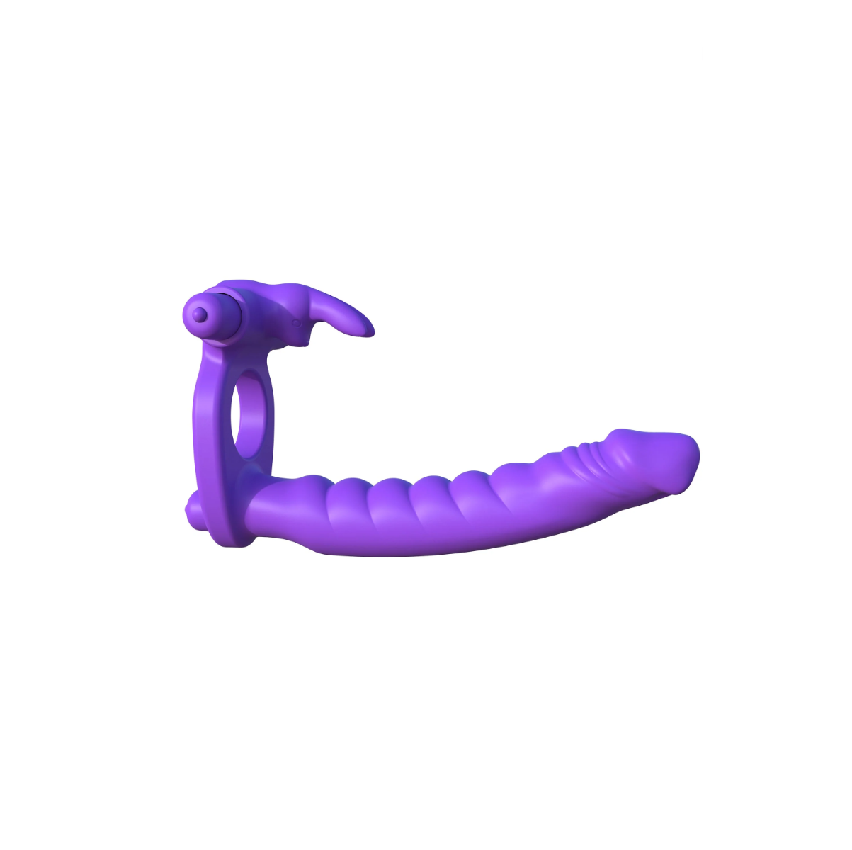 Pipedream Fantasy C-Ringz Silicone Double Penetrator Rabbit
