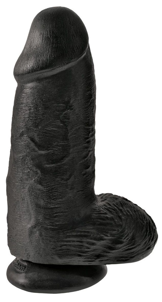 Realistyczne dildo z moszną 23cm King Cock Chubby