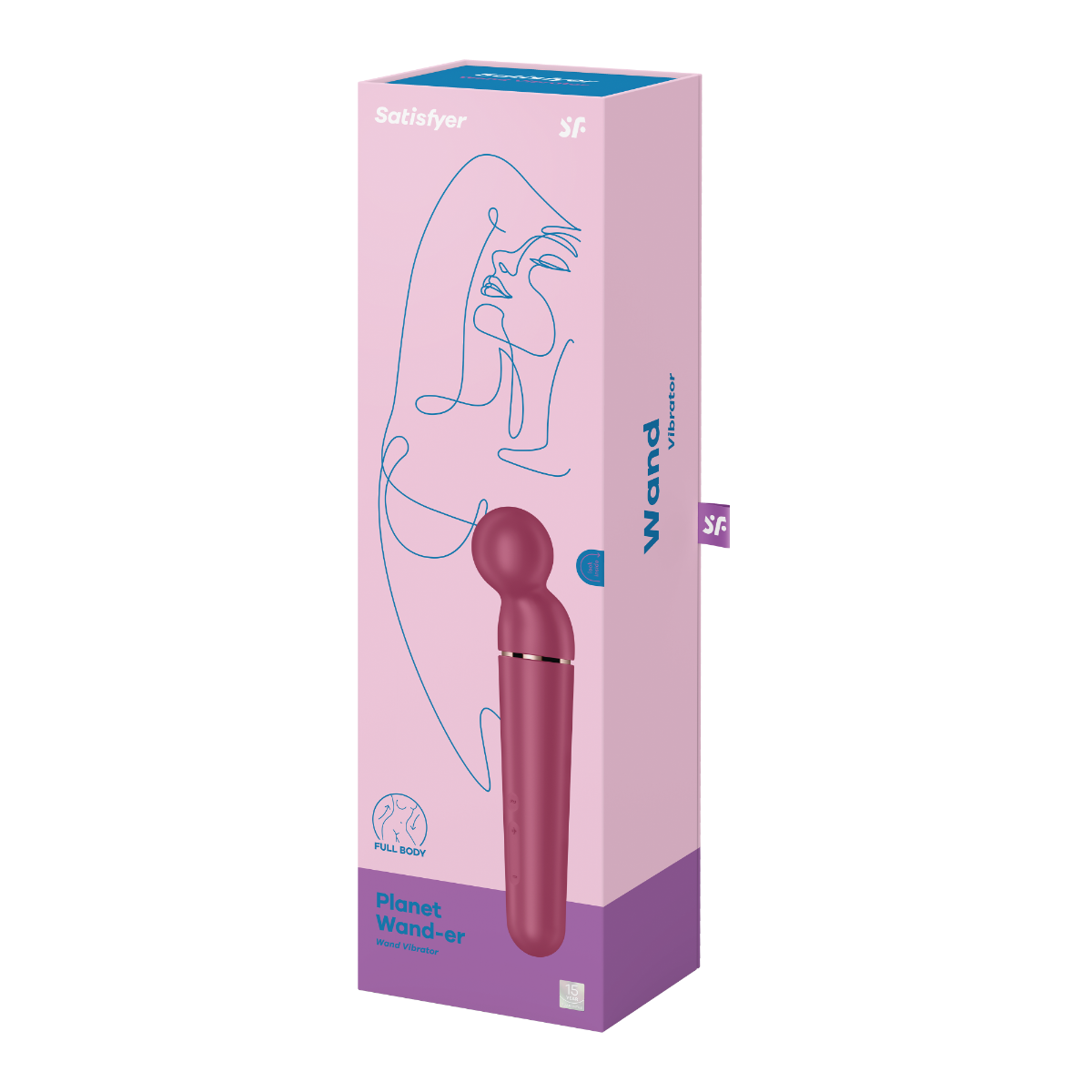 Satisfyer Planet Wand-er Berry / Rosegold